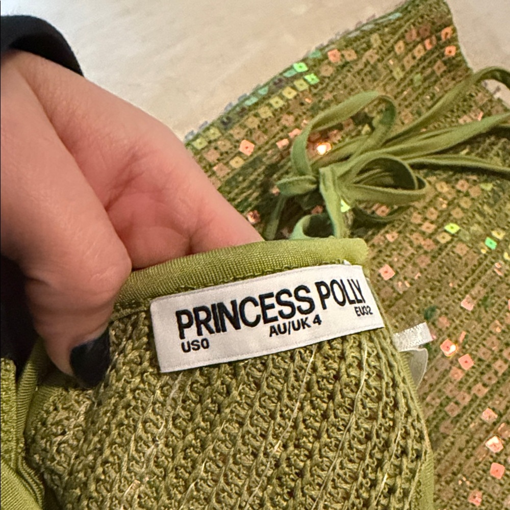 Green Sequin Set - image 5